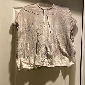 Forever 21 Cream Hoodie Sweatshirt